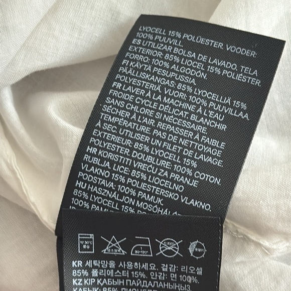 H&M x Brock Collection Floral Balloon Puff Sleeve Mini Dress Sundress Sun Size S - Picture 15 of 16